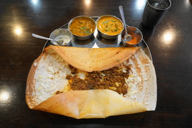 レポ アーンドラ ダバ 神田 で復活ドーサを食べてきた カル子のスパイスカレー手帖