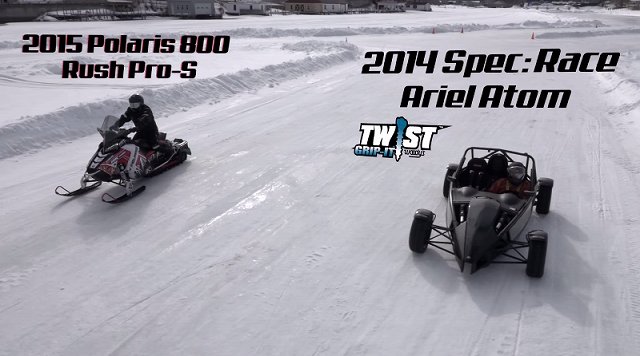 550kg アリエル アトム Vs スノーモービル 0 400動画 New Car 車好き新型車ニュース 動画