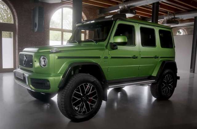 新型Gクラス】地上高351mm!「G63 4×4スクエアード」公開！W464型最新