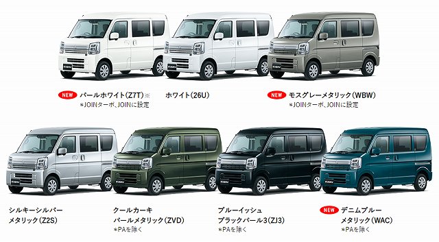 スズキ エブリィ DA17V 外装 シルバー