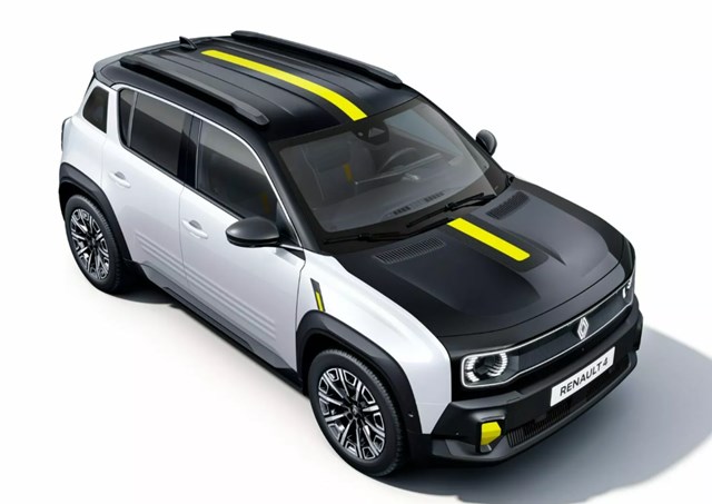 【貴重】Renault 4 e-tech 100% electric 新旧セット Renault 4 E-Tech Joins The Manufacturer's Lineup Of Retro