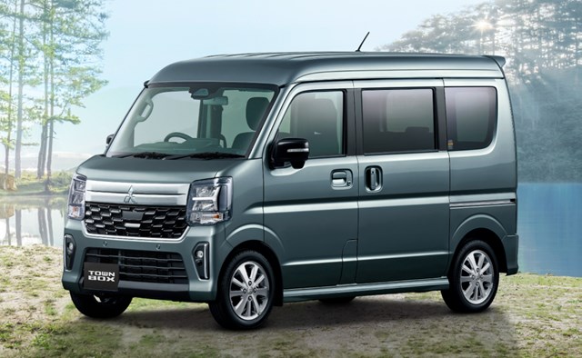 三菱　タウンボックス　RX 4WD 要確認追加説明。 三菱新型ミニキャブバン/タウンボックス】マイナーチェンジ「最新安全