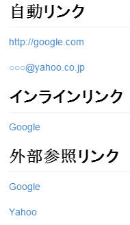 リンクリンク場合のプレビューの画像
