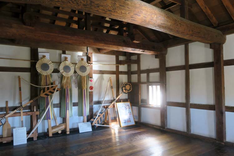 新発田城 旧二の丸隅櫓内部