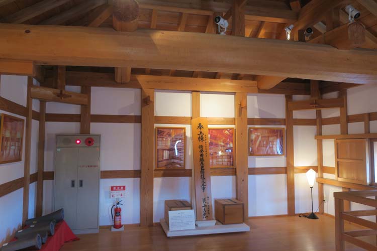 新発田城 辰巳櫓内部