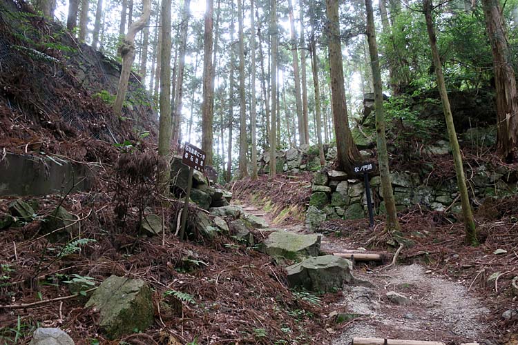 高取城 松ノ門跡