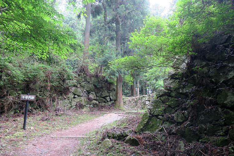 高取城　千早門跡