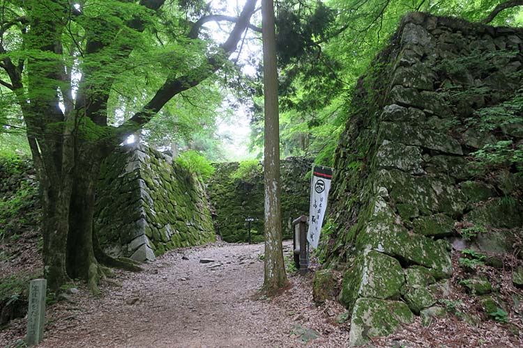 高取城　大手門跡