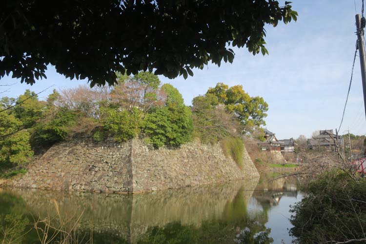 大和郡山城 本丸石垣
