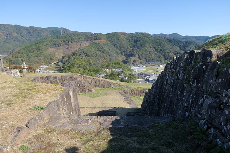 佐敷城　本丸東門跡
