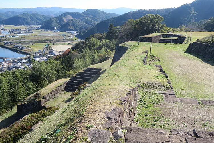 佐敷城　本丸東門跡