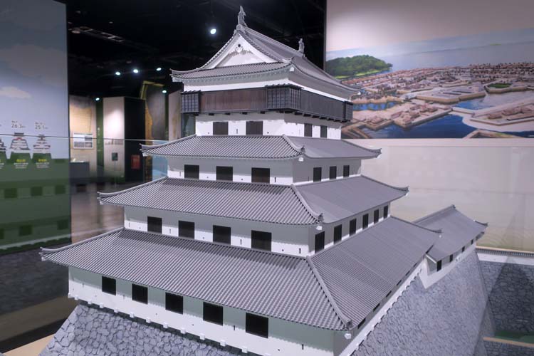 小倉城天守模型