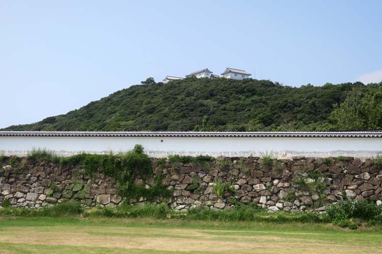 富岡城 百間土手石垣