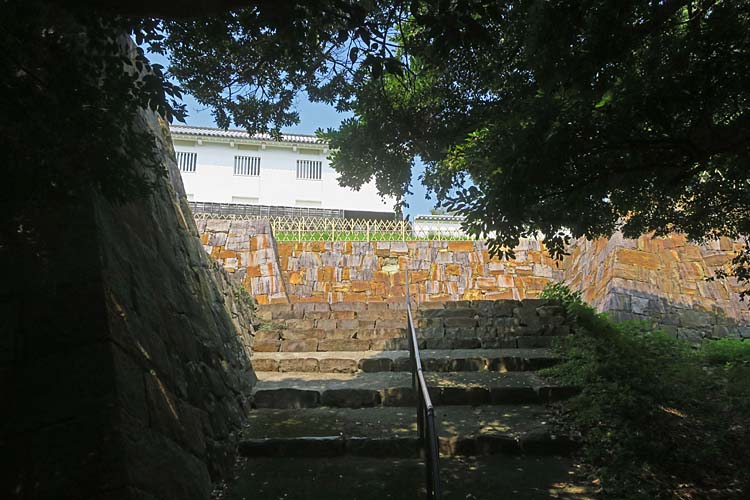 富岡城 二の丸東下の虎口