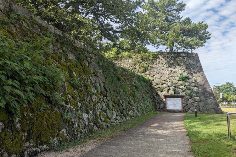 佐賀城　本丸石垣