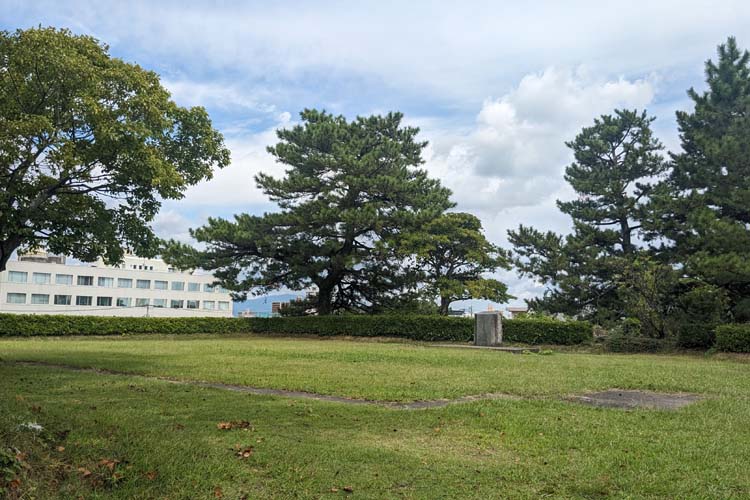 佐賀城　天守台上