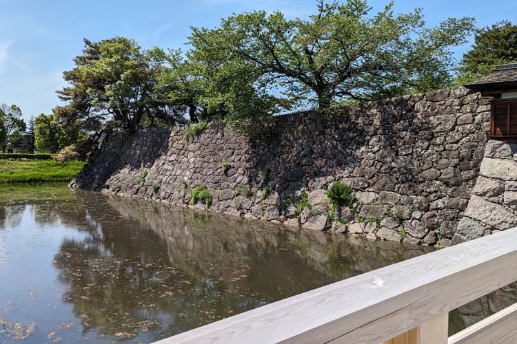 松代城　本丸石垣