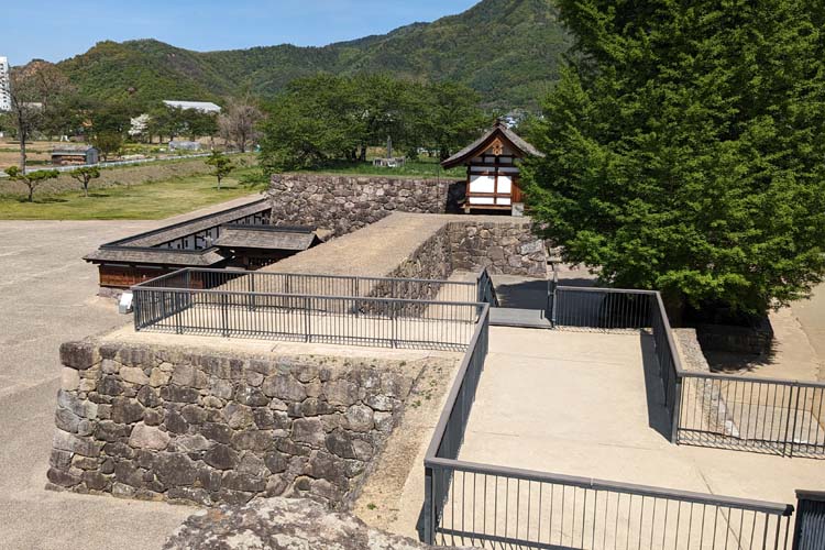 松代城　本丸北側