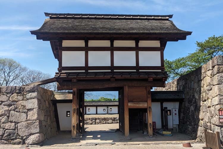 松代城　北不明門