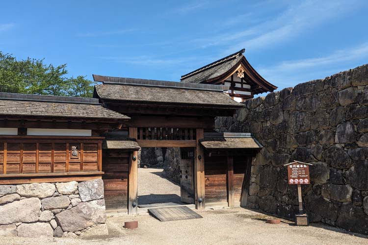 松代城　枡形門