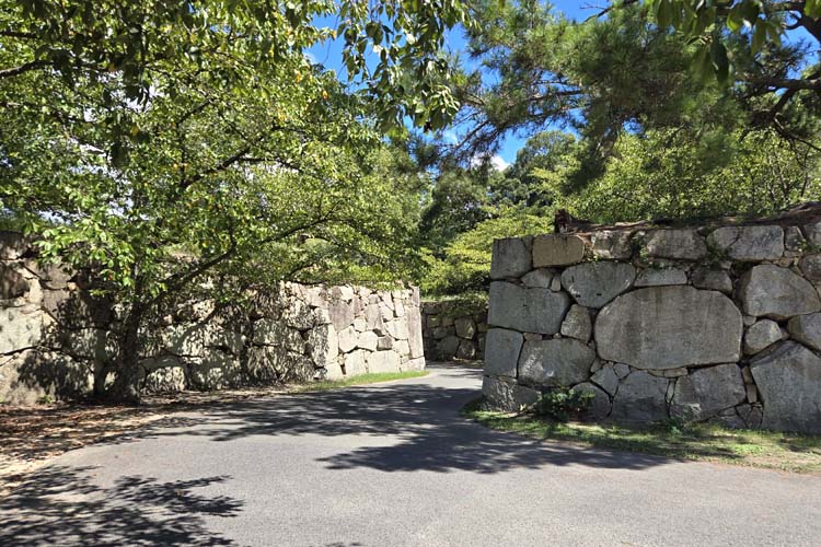萩城　二の丸南門跡