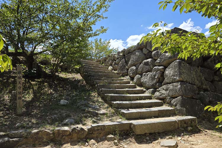 萩城　天守台