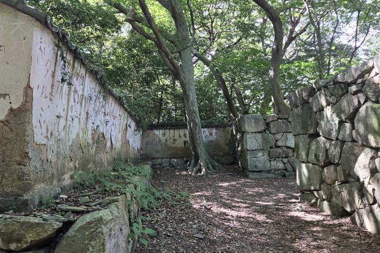 萩城　詰丸枡形