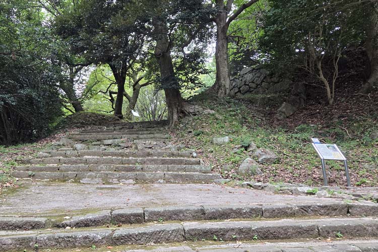 浜田城　出丸入口