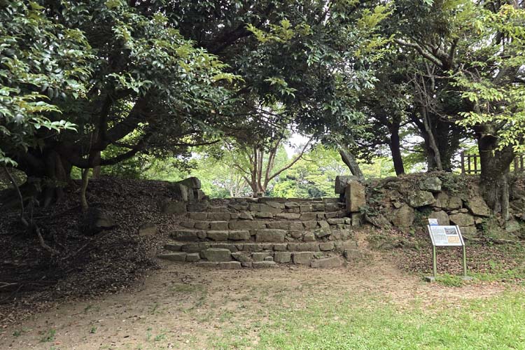 浜田城　一の門跡