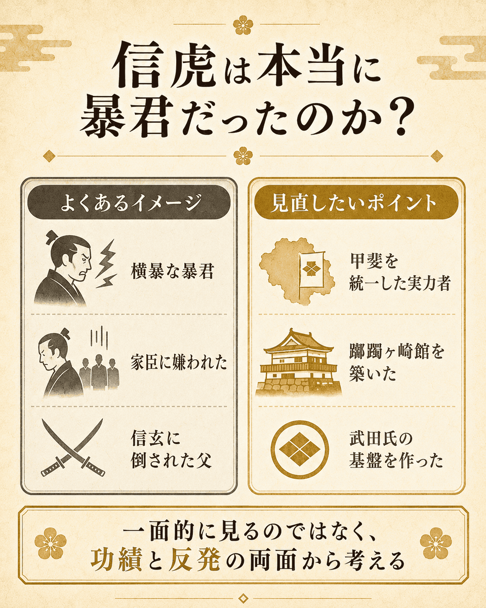 武田信虎のイメージ