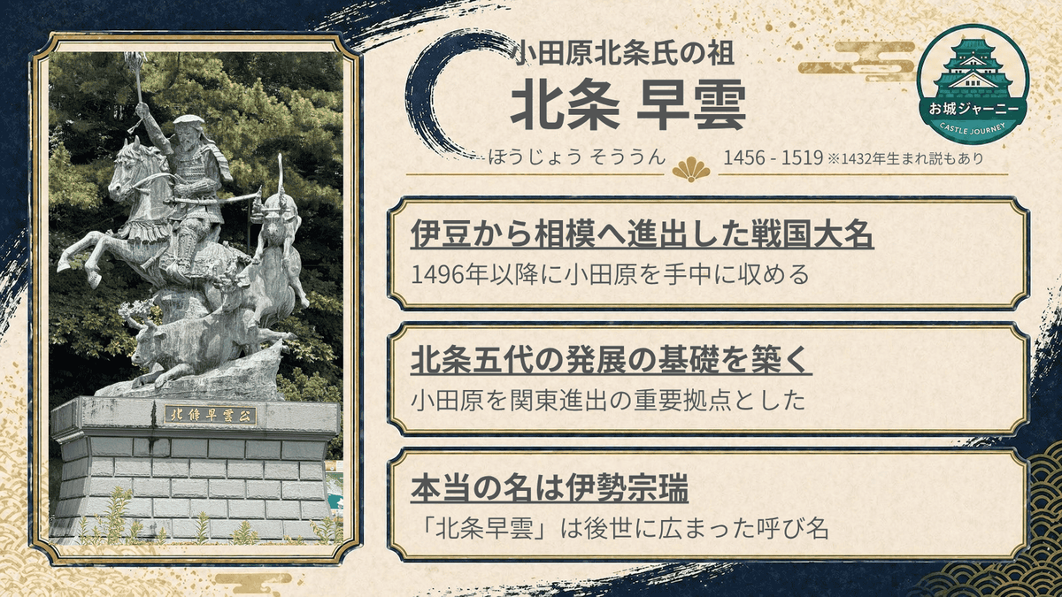 小田原北条氏の祖である北条早雲、伊勢宗瑞
