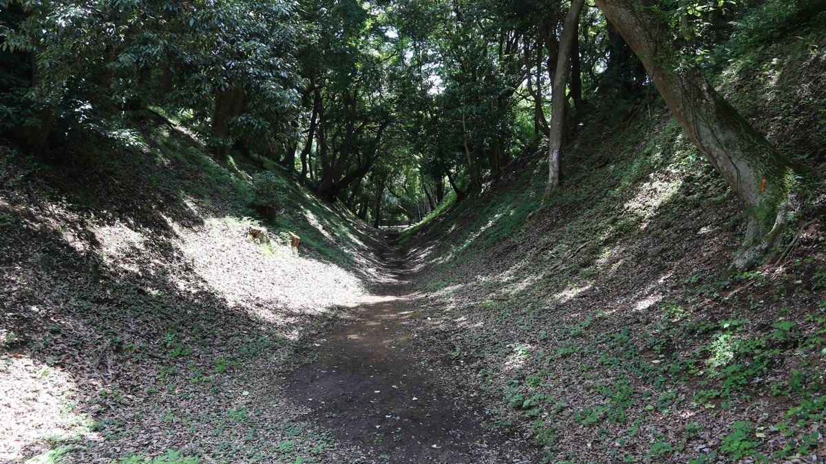 小田原城の惣構の遺構
