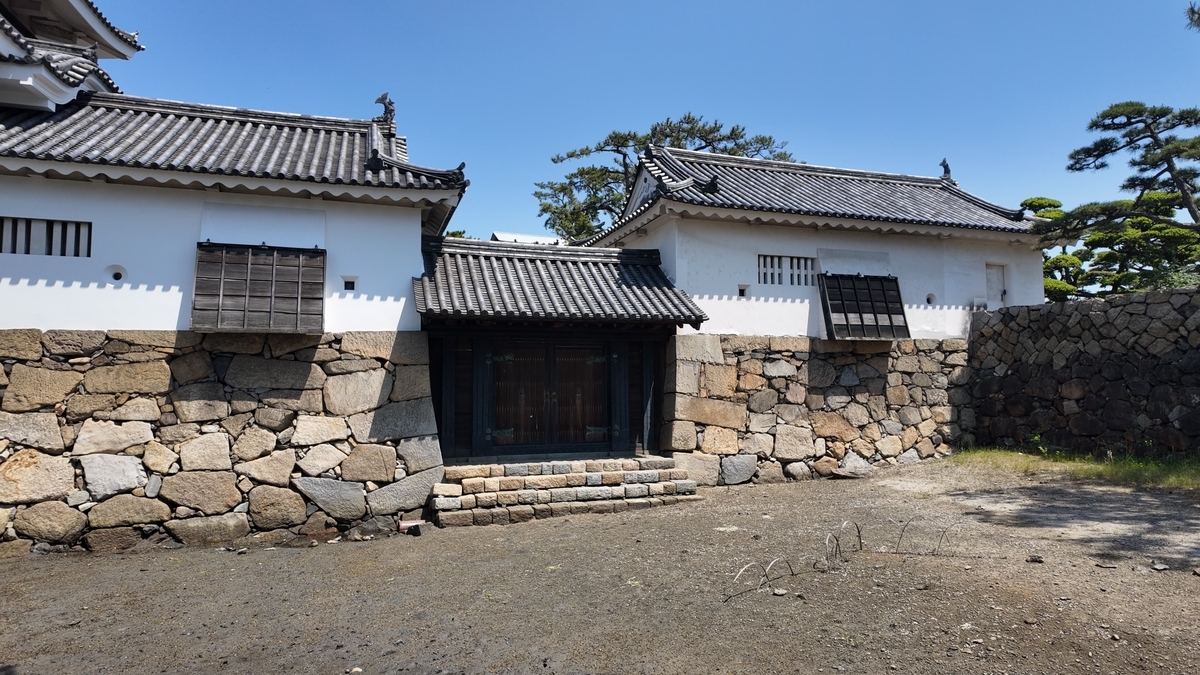 高松城の水手御門