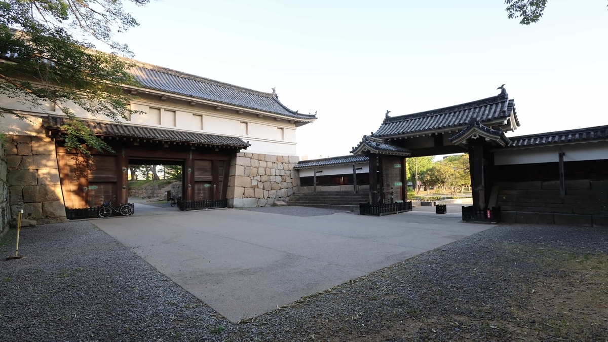 丸亀城の大手枡形と大手一の門と大手二の門
