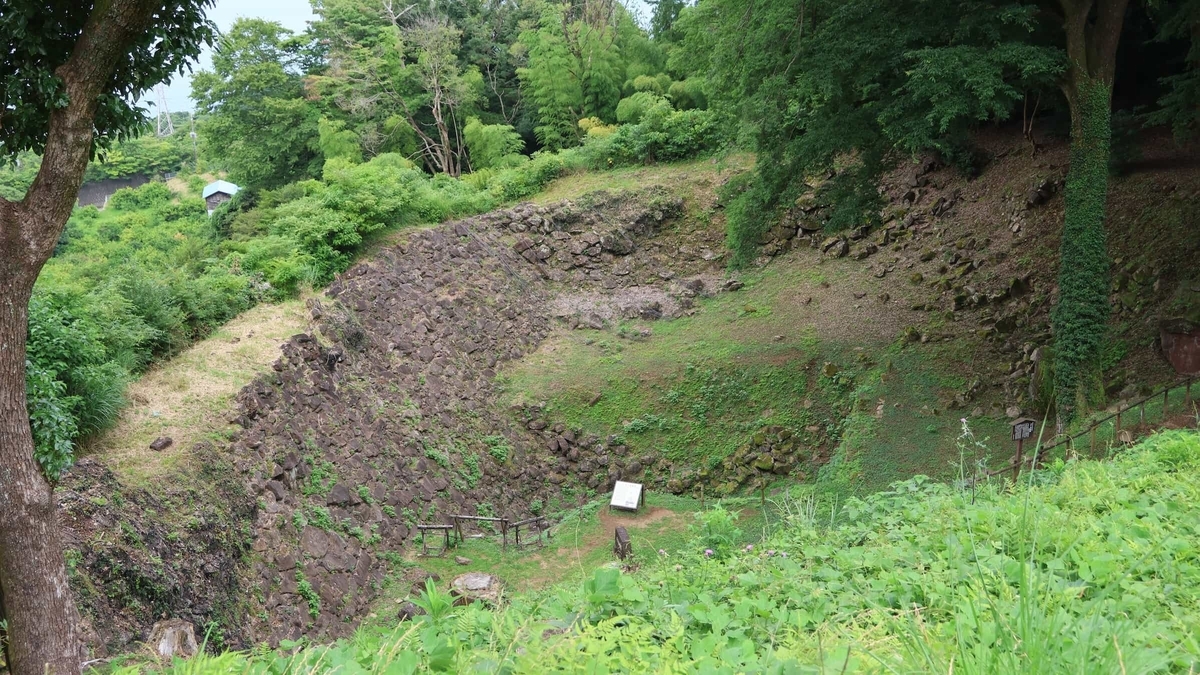 石垣山城の井戸曲輪