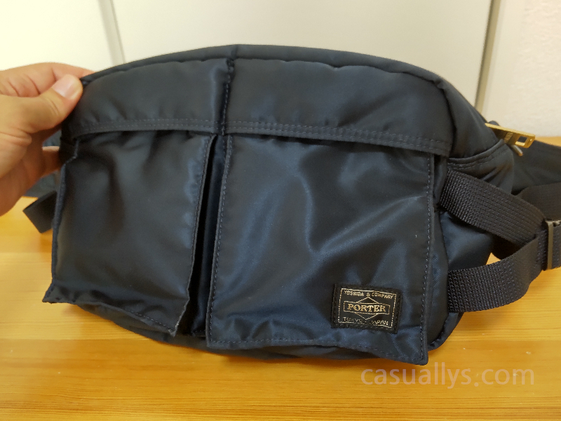 ポーター タンカー ウエストバッグ（622-78302）の感想 収納、ベルト幅