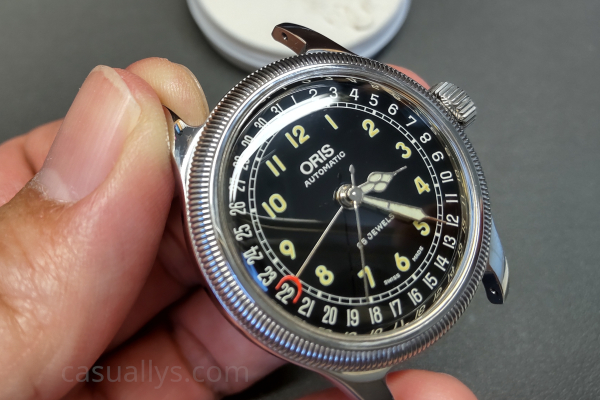 オリスポインターデイトベルト 楽天市場】ORIS オリス 腕時計 ビッグクラウンポインターデイト