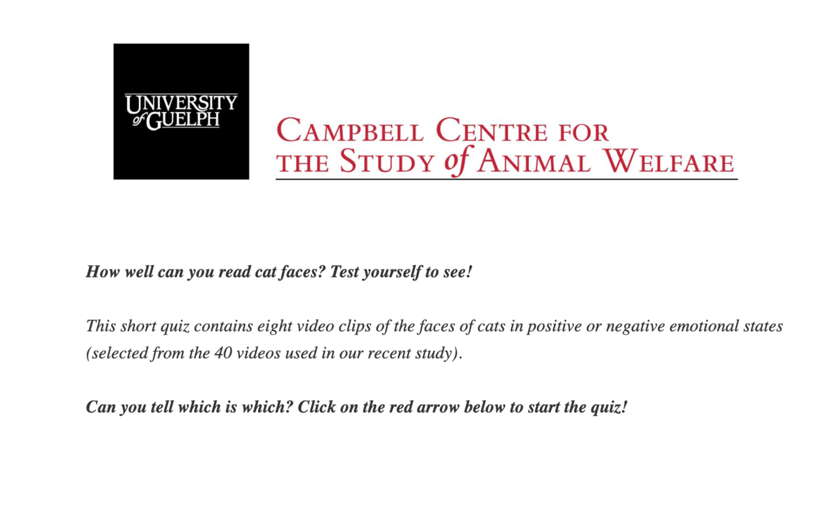 THESTUDY of ANIMAL WELFARE