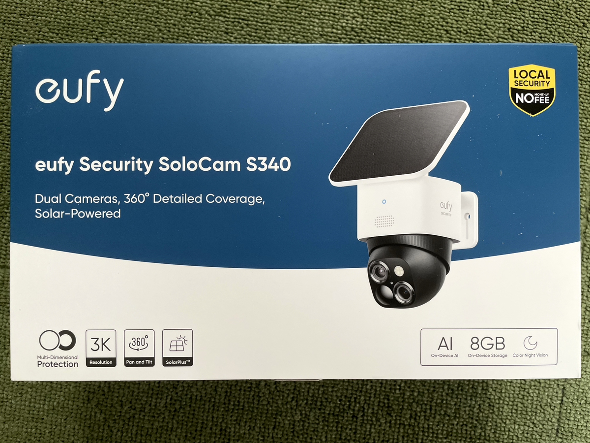 Anker Eufy SoloCam S340（監視カメラ）をパイプに取り付ける