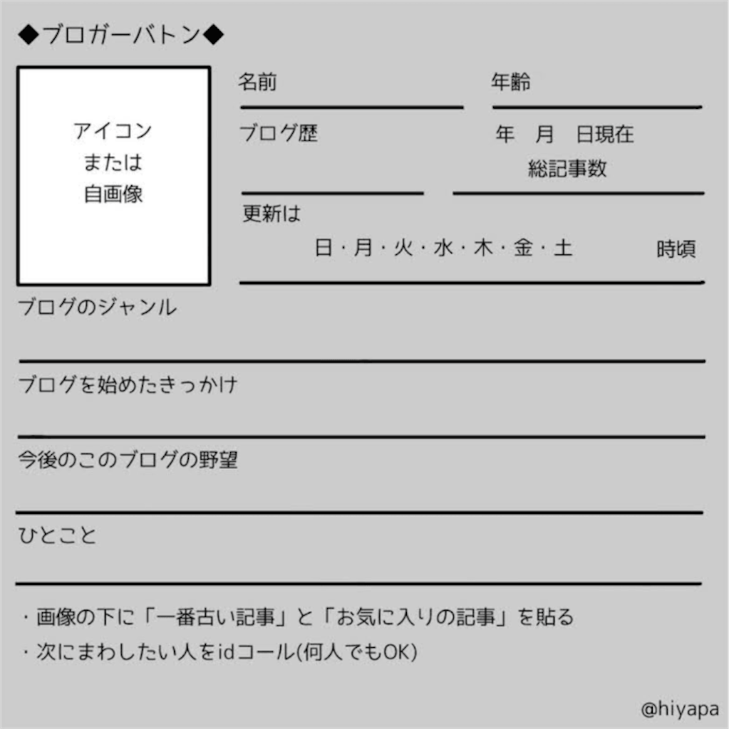 ブロガーバトンを受け取りました なまずクンの釣りメインの日記