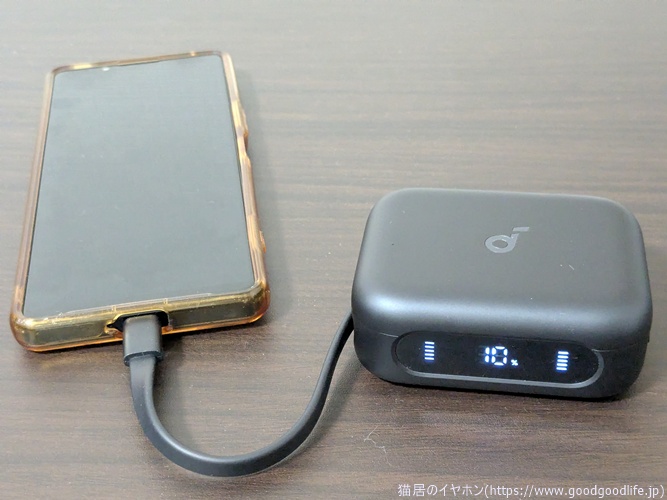 実用的？Ankerのモバイルバッテリー機能付きワイヤレスイヤホンAnker