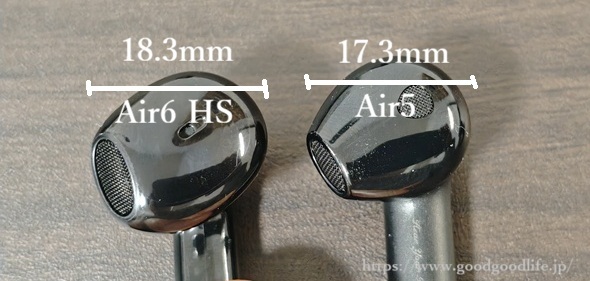 SOUNDPEATS Air6 HS vs Air5