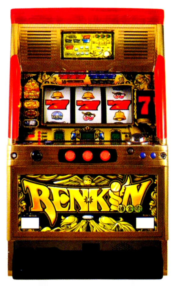 ☆パチスロ実機 レア サミー RENKIN レンキン コイン不要機付き 