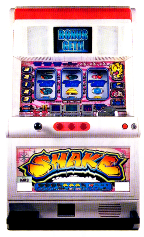 パチスロパネル4号機シェイク　激レア 大都技研 「シェイク」の筺体＆スペック＆情報 - pachinko's blog
