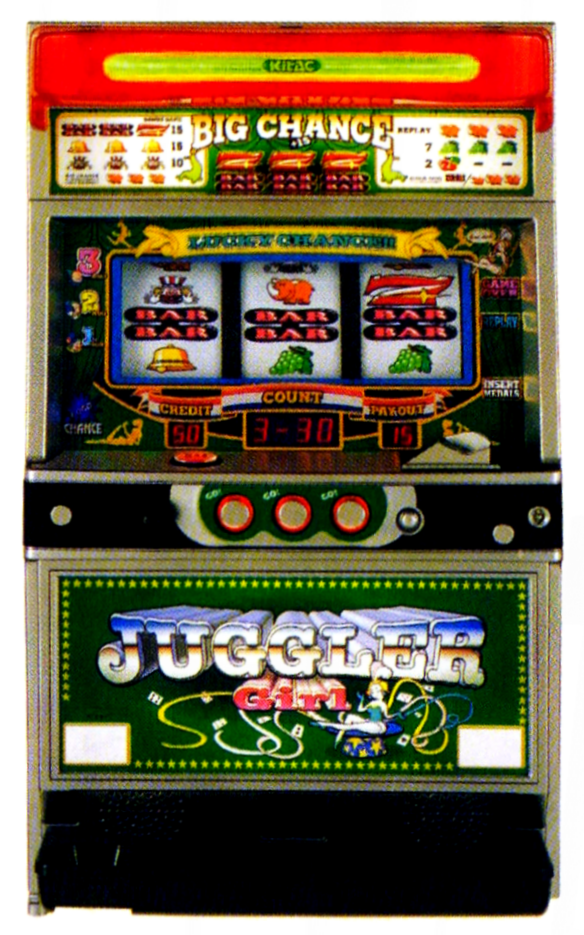北電子「ジャグラーガール」の筺体＆スペック＆情報 - pachinko's blog