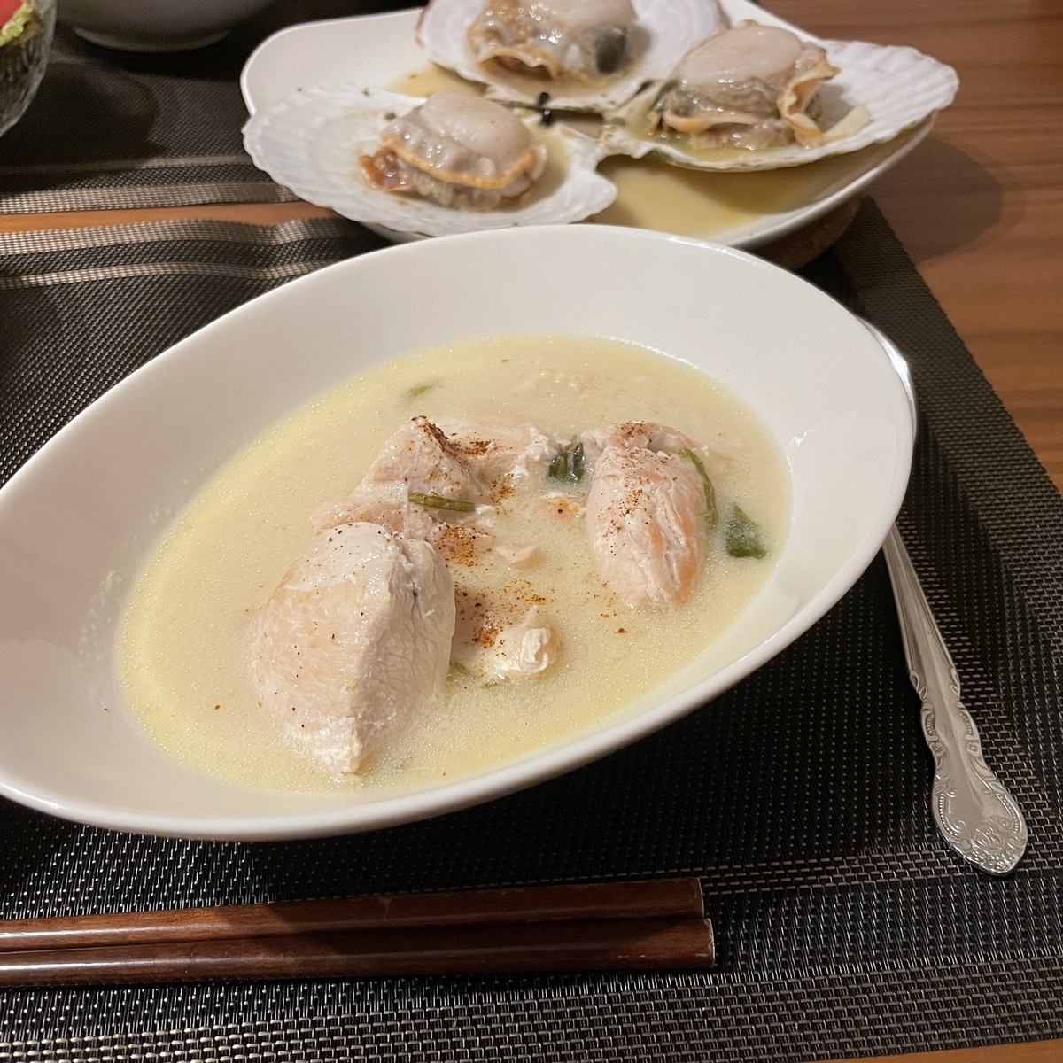 レモンクリームチキンの写真