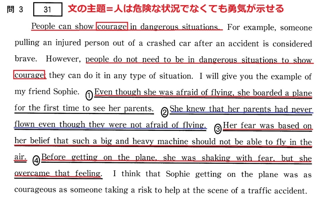 2016年度 センター英語追試験 第3問B 不要文削除 問題＆解説