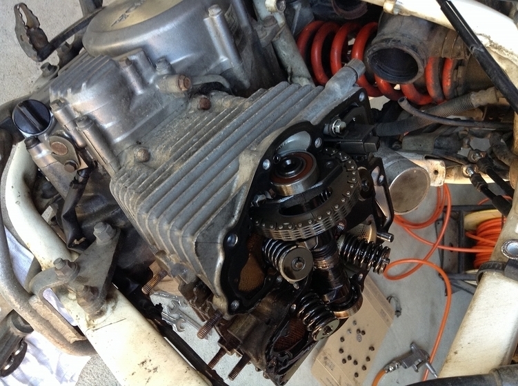 XLR250Rエンジン(MD22)