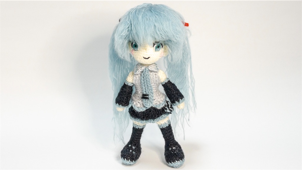 初音ミク16thAnniversary あみぐるみ初音ミクあみぐるんでみた - 六連