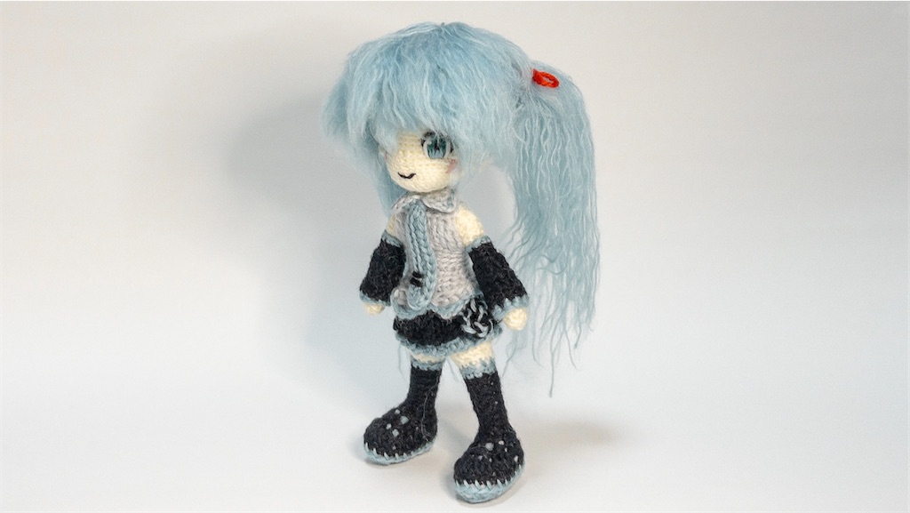 初音ミク16thAnniversary あみぐるみ初音ミクあみぐるんでみた - 六連